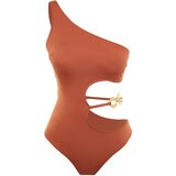 Trendyol cinnamon accessory detailed swimsuit Cene