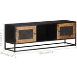 TV omarica 120x30x40 cm robusten mangov les | Shoptok.si