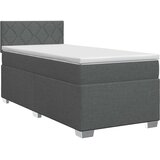  Boxspring krevet s madracem Tamnosiva 80 x 200 cm Tkanina | shoptok.hr