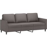  3-dijelni set sofa s jastucima sivi od umjetne kože | shoptok.hr