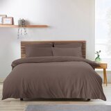 Catherine Lansfield Temno rjava enojna posteljnina 135x200 cm So Soft Non Iron – | Shoptok.si