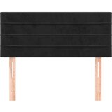  Posteljno vzglavje črno 80x5x78/88 cm žamet, (20723675) | Shoptok.si