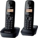  PANSONIC telefon bezicni KX-TG1612FXH crni 2 slusalice | Eponuda.ba