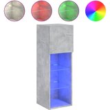 TV ormarići s LED svjetlima 2 kom boja betona 30,5 x 30 x 90 cm | shoptok.hr