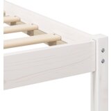 vidaXL krevetna konstrukcija bijelo 140 x 190 cm borova drva | shoptok.hr