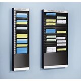  Tabla za urejanje dokumentov, 2 x 25 predelkov, DIN A4, navpična postavitev dokumentov, črna, mat | Shoptok.si