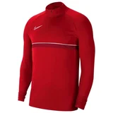 Nike Puloverji Drifit Academy 21 Drill Rdeča