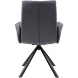 XXXL Naslanjač Andreas, Siva, Vrtljiv | Shoptok.si