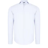 dewberry G726 MEN'S SHIRT-PLAIN WHITE