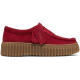 Clarks Nizki čevlji Torhill Bee Rdeča Cene