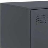vidaXL Visoka komoda antracit 67 x 39 x 95 cm čelična | shoptok.hr