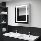 vidaXL LED kupaonski ormarić s ogledalom 50 x 13 x 70 cm Cijene