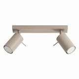Sollux Lighting Stropna svetilka RING 2 sivo-rjava, (5000497745) | Shoptok.si