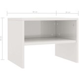  Nočne omarice 2 kosa visok sijaj bele 40x30x30 cm iverna plošča, (20733316) | Shoptok.si