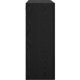vidaXL Stenska omara Črni hrast 69,5 x 34 x 90 cm Konstruiran les | Shoptok.si
