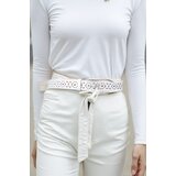 CA ženski kaiš, beli Cene