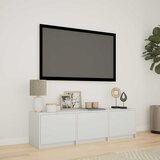TV ormarić s LED rasvjetom s ladicama Bijeli 140 x 34 x 40 cm | Eponuda.ba