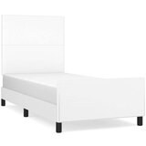  Za krevet s uzglavljem bijeli 80 x 200 cm od umjetne kože | shoptok.hr