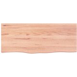 Stolna ploča svjetlosmeđa 100 x 40 x 6 cm tretirana hrastovina | shoptok.hr