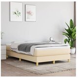 S oprugama i madracem krem 120 x 200 cm od tkanine | shoptok.hr