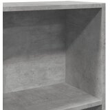  Regal za knjige boja betona 40x24x143 cm konstruirano drvo | shoptok.hr