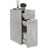 Ormarić za lijekove boja betona 20x45,5x60 cm konstruirano drvo | shoptok.hr