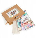 ECO TOYS Edukativni drveni blokovi grad s podlogom od 115 dijelova | Eponuda.com