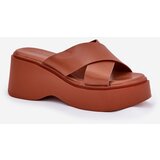 Boto Women's Platform And Wedge Sandals Camel Nelithraea | Shoptok.si
