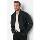 Trendyol Anthracite Men Regular Fit Ribbed Denim Jacket | shoptok.hr