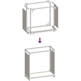 vidaXL Stalak za drva antracit 60x28x65 cm hladno valjani čelik | shoptok.hr