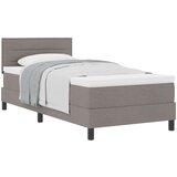 vidaXL Krevet s podnicom i madracem taupe 90x200 cm tkanina Cijene