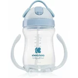 Kikka Boo Sippy Cup with a Straw skodelica s slamico 12 m+ Blue 300 ml