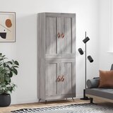  Visoka komoda siva sonome 69,5x34x180 cm od konstruiranog drva | shoptok.hr