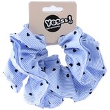 YESSS! scrunchy gumica plava sa srcima 1/1 Cene