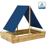 vidaXL Peskovnik s streho 160x100x133 cm impregnirana borovina Cene