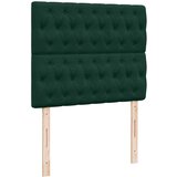  box spring s madracem tamnozeleni 120x190 cm baršunasti | shoptok.hr