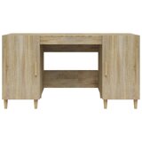  Radni stol boja hrasta sonome 140x50x75 cm konstruirano drvo | shoptok.hr