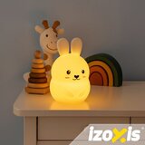 Izoxis dječja RGB noćna lampa zec s daljinskim | shoptok.hr