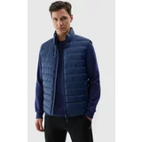 4f Men's Recycled Down Vest - Navy Blue