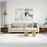 vidaXL Klubske mizice 2 kosa dimljeni hrast 50x50x40 cm inženirski les Cene