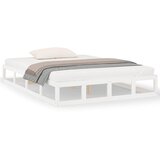 The Living Store Posteljni okvir bel 180x200 cm trden les - Posteljni Okvir, (21503496) | Shoptok.si