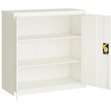Ormarić za spise bijeli 90 x 40 x 90 cm čelični | shoptok.hr