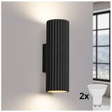  Brilagi - LED zidno svetlo CRESTO 2xGU10/10W/230V 20 cm crna | Eponuda.com