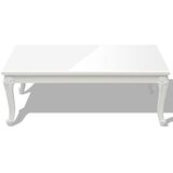  Stolić za kavu 115 x 65 x 42 cm visoko sjajni bijeli | Eponuda.com