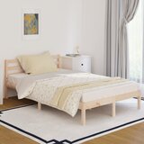 vidaXL Okvir za krevet od masivne borovine 120 x 200 cm Cijene