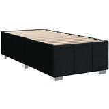 vidaXL Box spring postelja z vzmetnico črn 90x190 cm blago | Shoptok.si