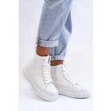 Big Star Leather Quilted Lace-up Sneakers | Shoptok.si