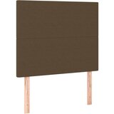 Maison Chic Posteljno vzglavje - Vzglavna omarica 2 kosa temno rjavo 100x5x78/88 cm blago, (22077776) Cene