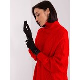 Fashion Hunters Black women's gloves with touch function | shoptok.hr