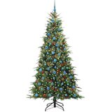  Umetno Zložljivo Božično Drevo Zelena 240 cm PE in PVC, (5000066253) | Shoptok.si